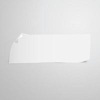 Piece of paper. vector