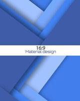 Unusual modern material design. vector