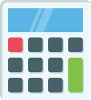 calculator Vector illustration on a background. Premium quality symbols.  Vector Line Flat icon for concept or graphic design.
