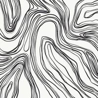 Seamless pattern with hand drawn curve lines. Vector design