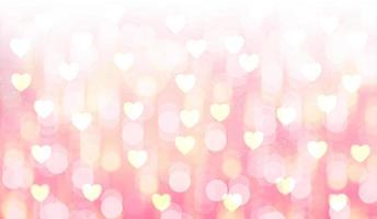 fondo de san valentín con corazones fondo rosa claro para feliz día de san valentín. diseño vectorial vector