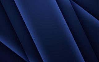 Geometric dark blue texture background with glowing edges and shadows vector