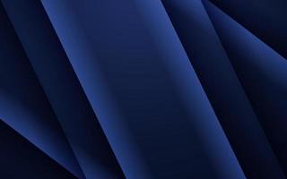 Geometric dark blue texture background with glowing edges and shadows vector