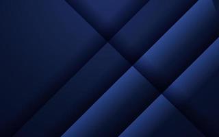 Geometric dark blue texture background with glowing edges and shadows vector