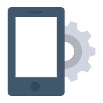 conceptos de desarrollo móvil vector