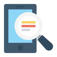 Mobile Search Concepts vector