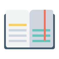 Trendy Book Concepts vector