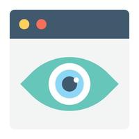Web Visibility Concepts vector