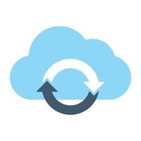 Cloud Sync Concepts vector