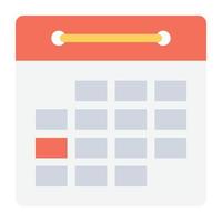 Trendy Calendar Concepts vector