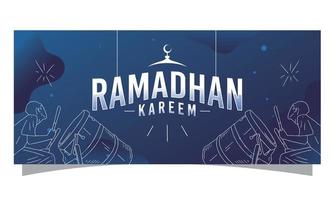 ramadhan sale banner template vector design