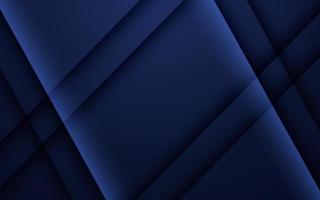 Geometric dark blue texture background with glowing edges and shadows vector