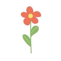 cultivo de flores de primavera. ilustración vectorial simple en estilo cartoom vector