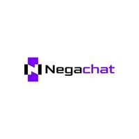 Chat Message n simple logo design vector