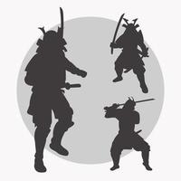 Shogun samurai. Japan vector
