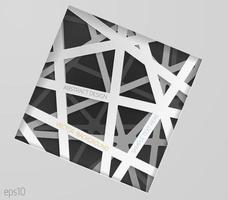 Irregular abstract grid vector