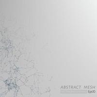 3D grey Abstract Mesh Backgroud vector