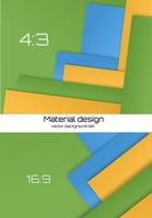 Unusual modern material design. vector