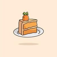 vector graphic of Carrot Cake