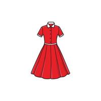 vector graphic of Dress