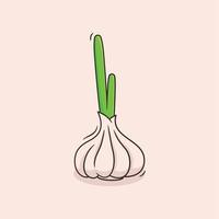 vector graphic of Garlic Seed