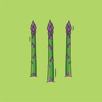 vector graphic of Asparagus