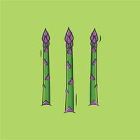 vector graphic of Asparagus