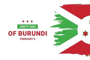 Unity Day Of Burundi vector
