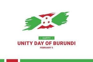 Unity Day Of Burundi vector