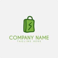 Shopping Bag Logo Design Vector With Letter S