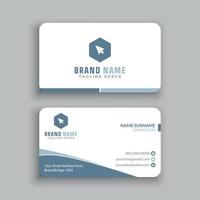 Unique Business Card Template vector