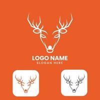 Logo Design Concept Deer vector