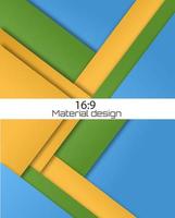 Unusual modern material design. vector