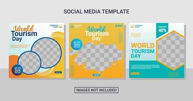 social media post template vector