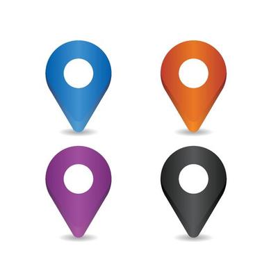 Location icon set design