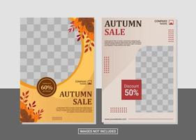 Creative corporate book cover design template vector