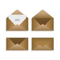 envelopes template set vector