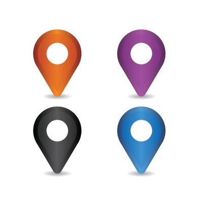 Location icon set design