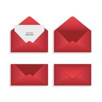 envelopes template set vector