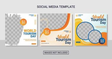 social media post template vector