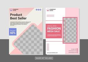 Flyer collection template vector