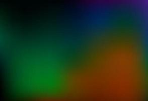 Dark Multicolor, Rainbow vector blurred bright background.