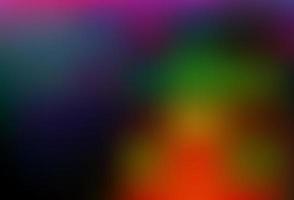 Dark Multicolor, Rainbow vector glossy abstract background.