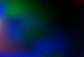 Dark Multicolor, Rainbow vector blurred shine abstract template.