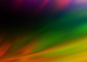 Dark Multicolor, Rainbow vector blurred shine abstract background.