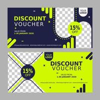 discount voucher template vector illustraton.