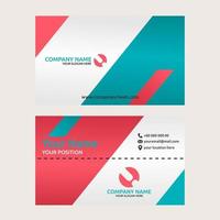 business card template vector illustration