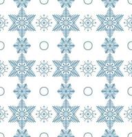 Snow pattern template vector illustration
