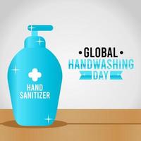 global handwashing day vector illustration