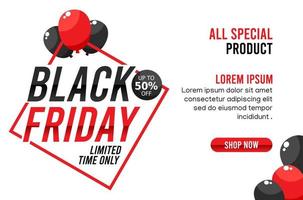 black friday sale vector illustration